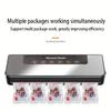 Household Automatic Vacuum Sealing Machine,kitchen Small Plastic Sealing and Preservation Machine, Food Vacuum Automatic Air Sealing Packaging Machine