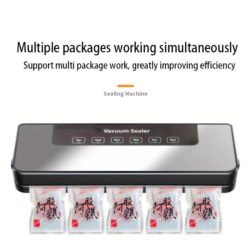 Household Automatic Vacuum Sealing Machine,kitchen Small Plastic Sealing and Preservation Machine, Food Vacuum Automatic Air Sealing Packaging Machine