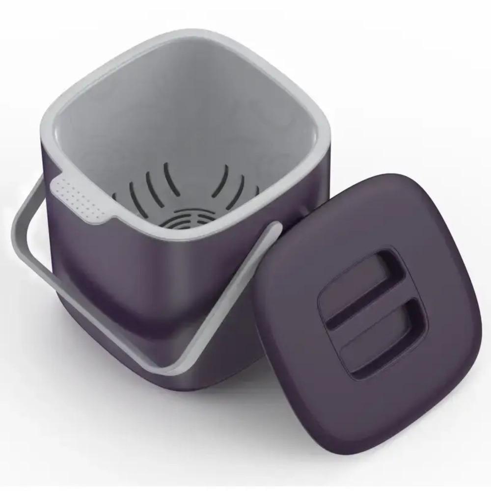 Uses for Home Office Vehicle – Compact Rectangular Garbage Bin with Lid Portable Easy to Clean