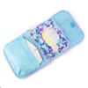COLORFUL CANDY STYLE Tri-fold Diaper Pouch Floral Pattern Waterproof Coated Portable Baby Diaper Organizer Bag with Name Sticker