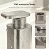 Automatic Foam Soap Dispenser Stainless Steel 450mL Touchless USB Rechargeable