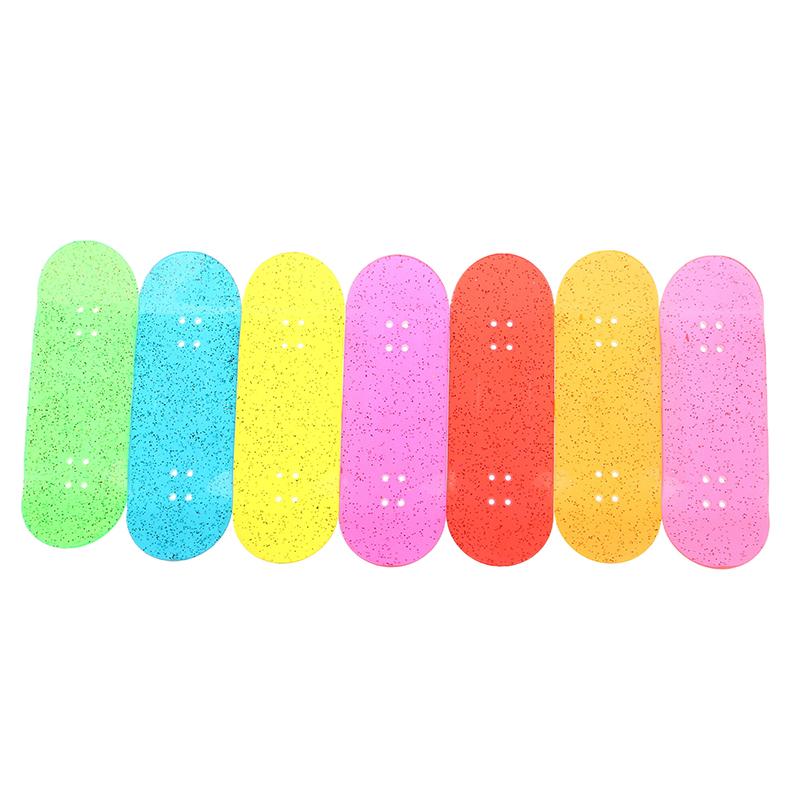 Mini Glow In Dark Finger Skateboard Luminous Fingerboard Deck Toy Kids Stress Relief Toys For Adult Children Gifts