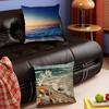 Art Beach Pillow Case Removable Washable Cushion Cover – All-Season Soft Linen