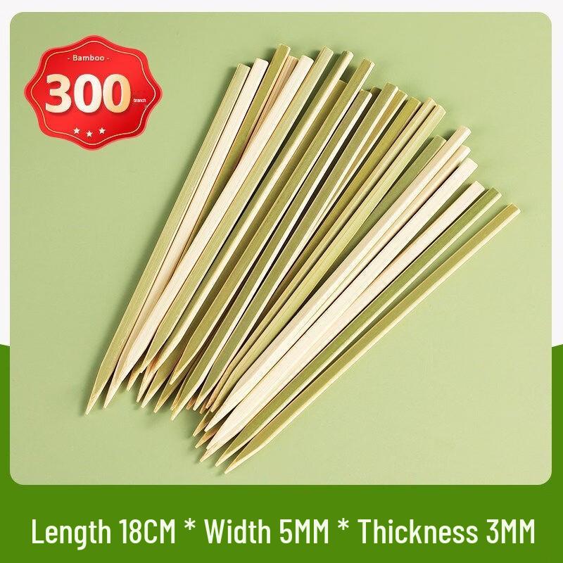 Oeny Disposable Green Bamboo Skewers