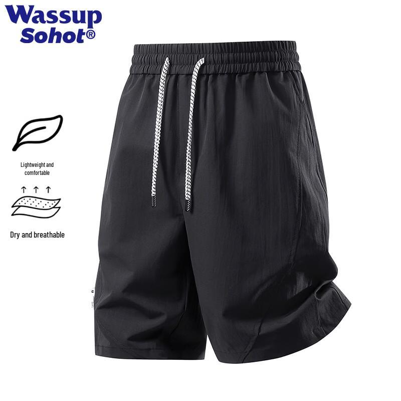 Wassup Sohot Men s Lightweight Breathable Sport Shorts 4XL