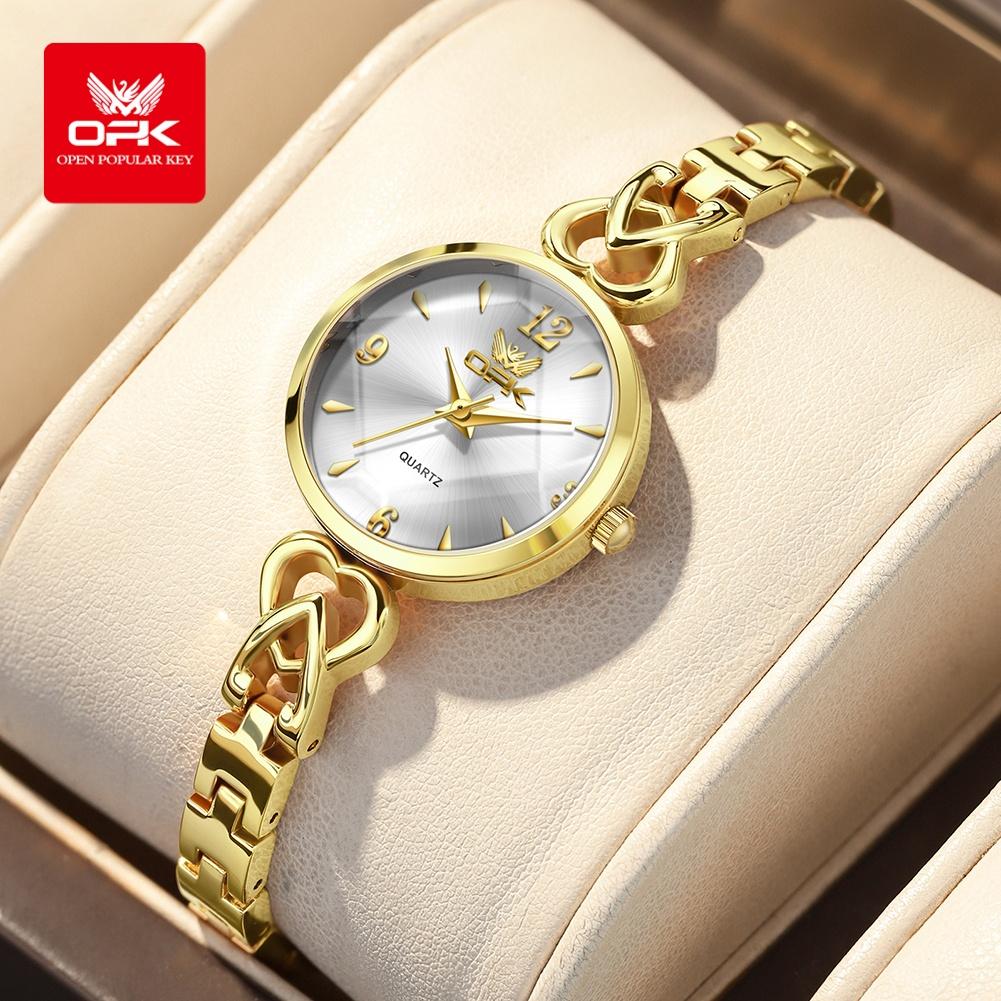 OPK 6064 Ladies Bracelet Wristwatch Waterproof Luxury Female Watch High Quality Original Women's Dress Watch