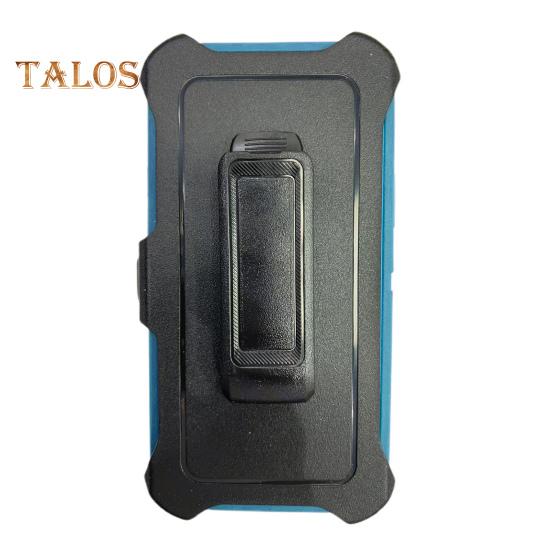 

Чехол для телефона с экраном и зажимом-кобурой, всесторонняя защита, устойчивый к царапинам чехол для телефона с зажимом для ремня, чехол для телефона для iPhone 11 синий