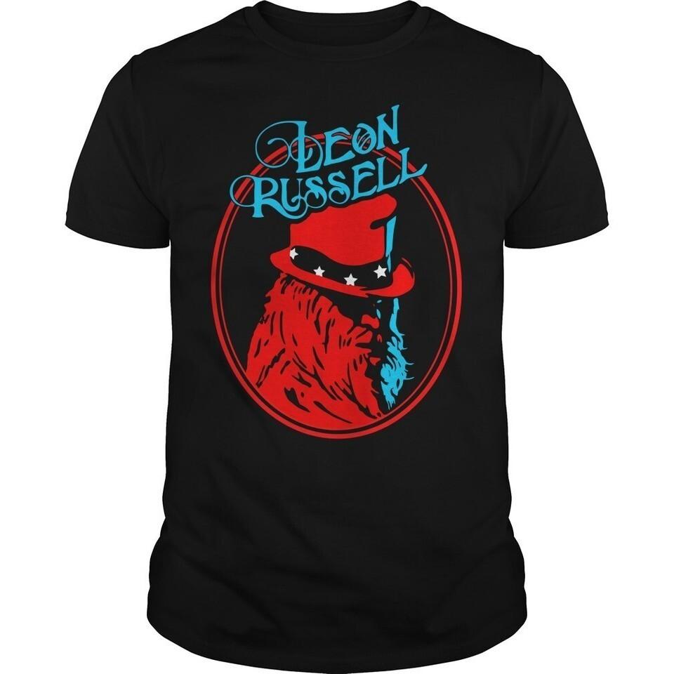 Leon Russell Band Hip Hop Black Unisex T-shirt Unisex T-Shirt S