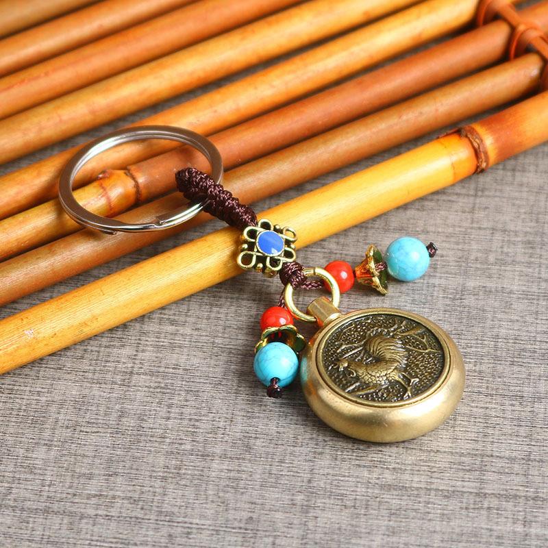 Horse Pendants Chinese Zodiac Keychain Vehicle Pendants 2026  Year Souvenir