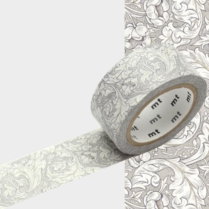 Masking Tape - MT - Bachelors Button - 2cm x 7m - Gris - Papier Adhésif