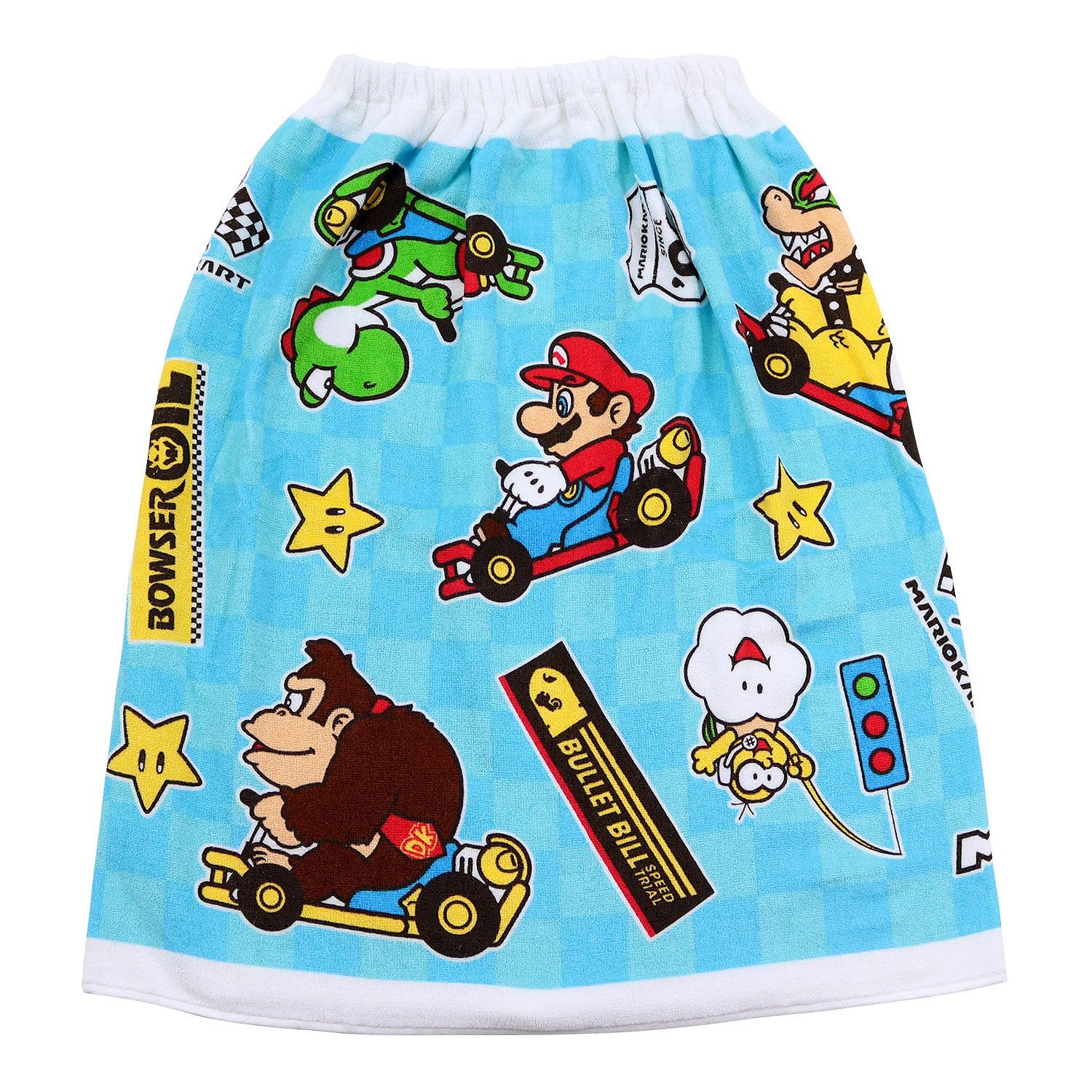 

Bandai Super Mario Mario Kart Rolled 562 & Boys Towel, 60cm, 100% Cotton,