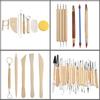 Set di 42 Pezzi di Strumenti per Artigianato in Ceramica e Argilla, Kit Combinato di Strumenti per Modellare, Intagliare e Scultura