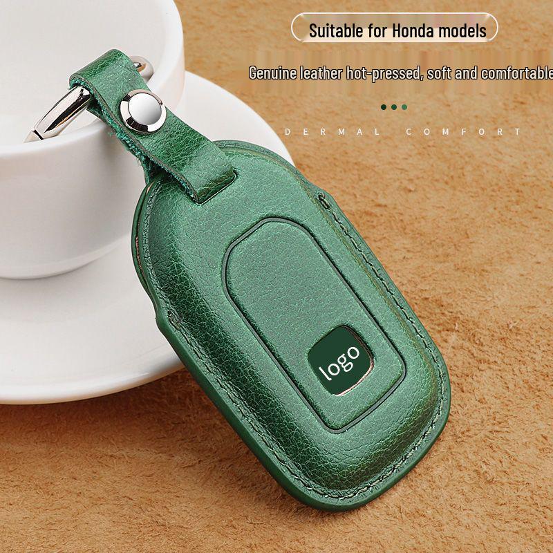 Honda Leather Key Case: Compatible with Civic, Accord, CR-V, Avancier, XR-V, Vezel, Lingpai, Breeze, Odyssey