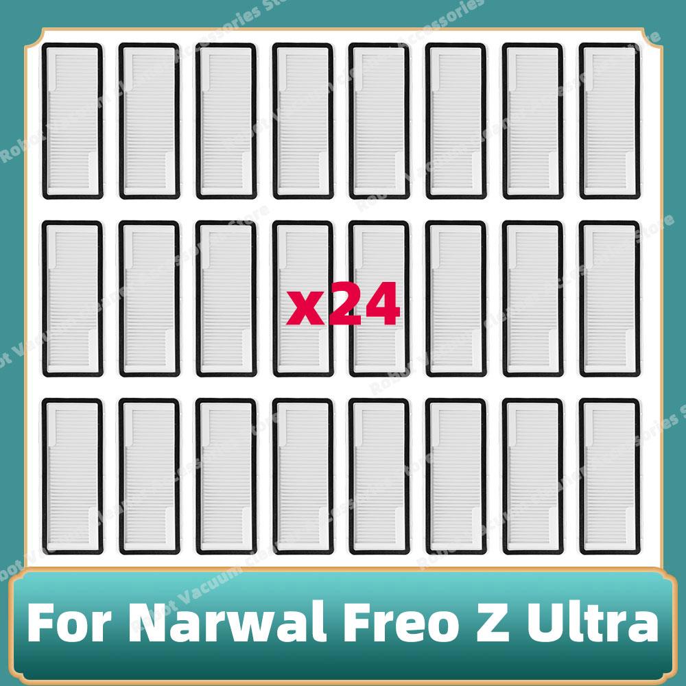 Compatible For Narwal Freo Z Ultra /  YJCC017 Parts Main Roller Side Brush Mop Cloth Dust Bag  Cover Hepa Filter Accessories