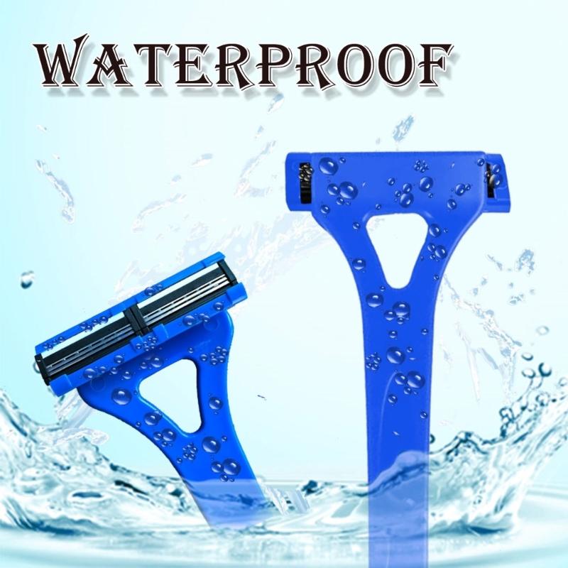 Men's Shaving and Back Hair Removal Shaver Three Layer Blade and Detachable Design Stylish Grooming Accesories for Men
