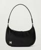 Satur Mini Hobo Shoulder Bag Black