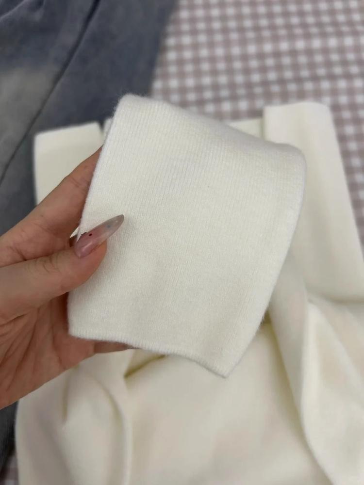 Casual Turtleneck Knitted Long-sleeved Base Shirt Women's Winter Autumn Solid Slim Warm Sweater Korean Version Simple Tops Underwear