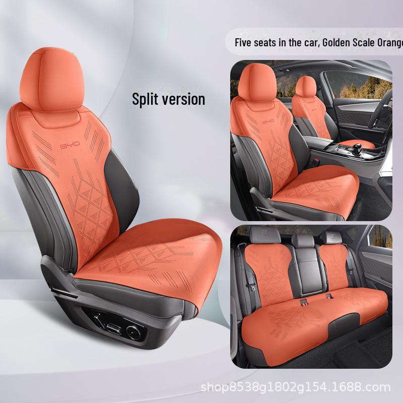 

BYD Han EV Special Seat Cover: Breathable Half-Pack Seat Cushion for Spring, Summer, and All Seasons Customized for Car