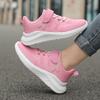 Fashion Cute Girls Casual Shoes Lightweight Mesh Running Sneakers Student Kids Flat Comfortable Walking Footwear Non Slip