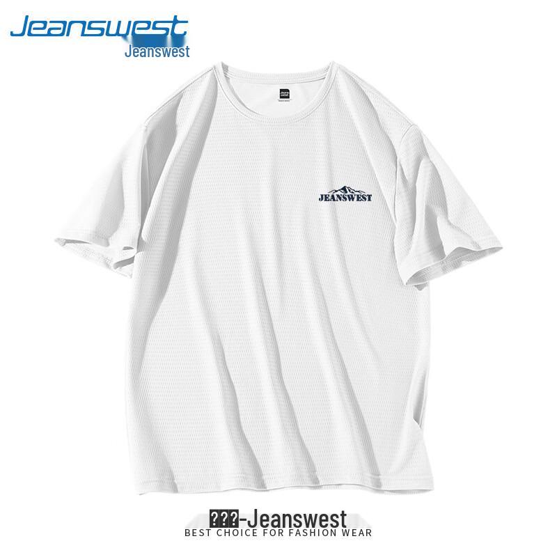 

Jeanswest Men s Ice Silk Mesh Short Sleeve T-shirt M