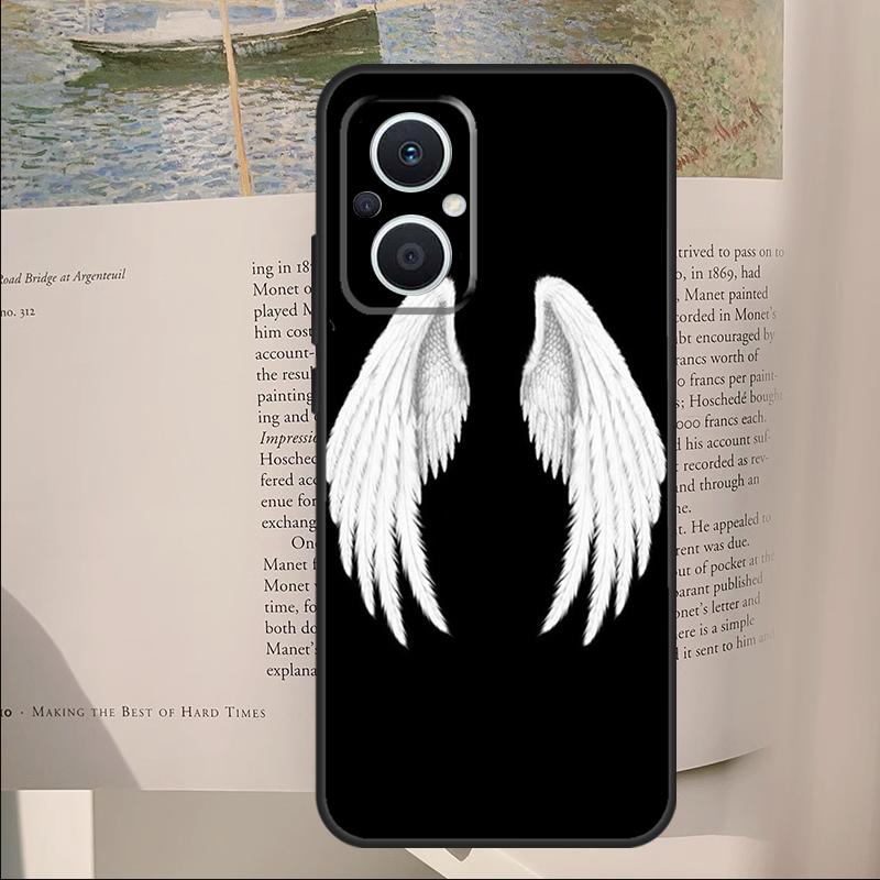 Wings Angel Devil Cover For OPPO Reno 14F 11F 12F 13F 10 11 12 13 14 Pro 7 8 Lite OPPO Find X6 X8 X9 Pro Case