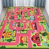 VIKAMA Non-Slip Children's Educational Play Mat City Road Theme Rug Kids' Room Decor Office & Home Floor Mat