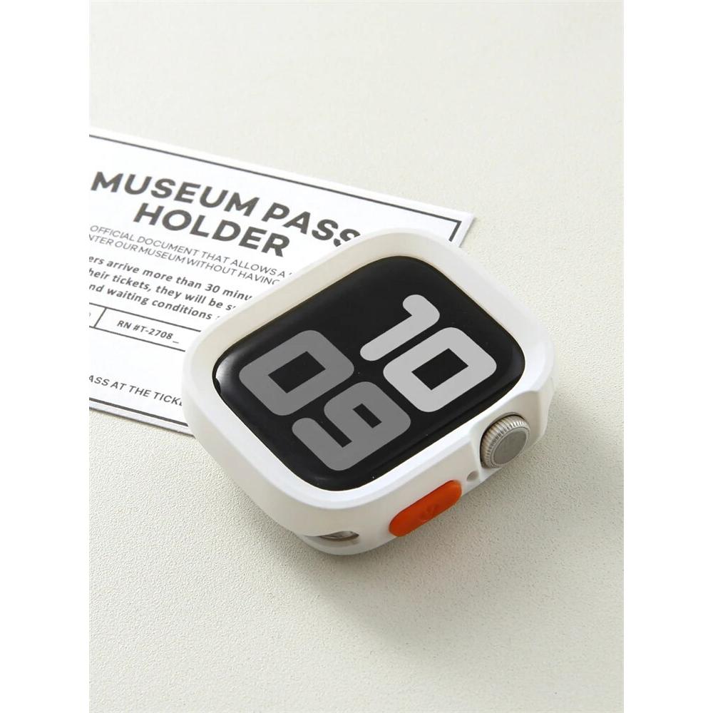 Bumper Soft Silicone Case For Apple Watch 10 9 8 7 6 SE 5 Anti-drop Matte Cover For Iwatch 49mm 41mm 42mm 46mm 40mm 44mm 45 Mm