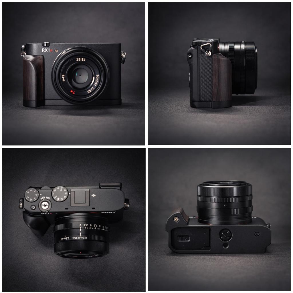 SIUTATDSH Camera Grip for Sony RX1R and with Quick Release Solid Wood Tripod and Lightweight Cyber-Shot RX1R3, III, DSC-RX1RM3 Cameras, L-Shaped