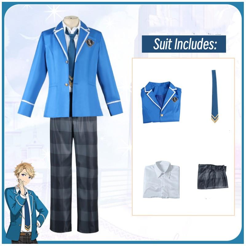 Ensemble Stars Hidaka Hokuto Anzu Cosplay Outfit Uniform Carnival Party Props