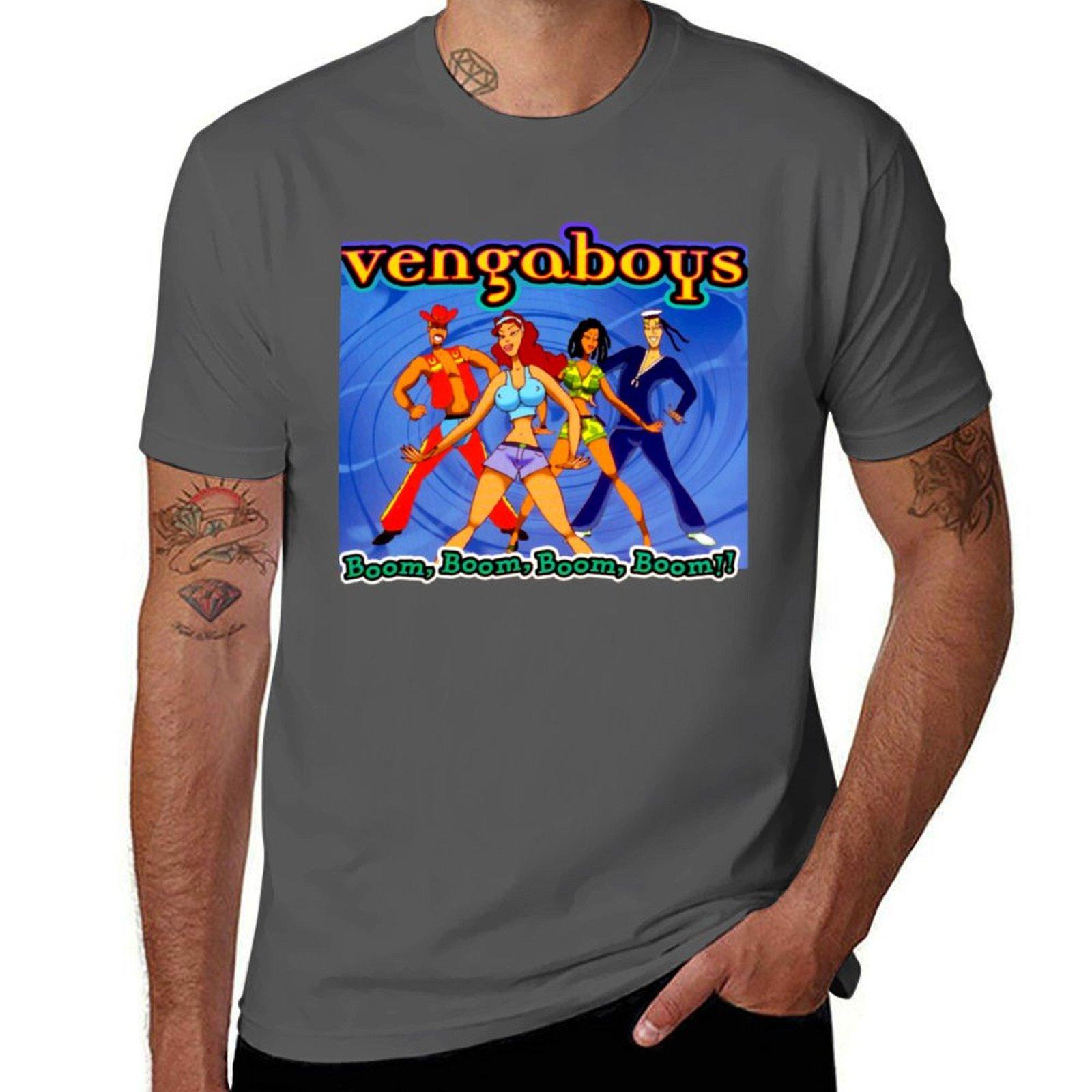 

Eurodance tour pop vengaboys band Boom Boom Boom T-Shirt man t shirt heavy cotton t shirt for man T-Shirt 4XL