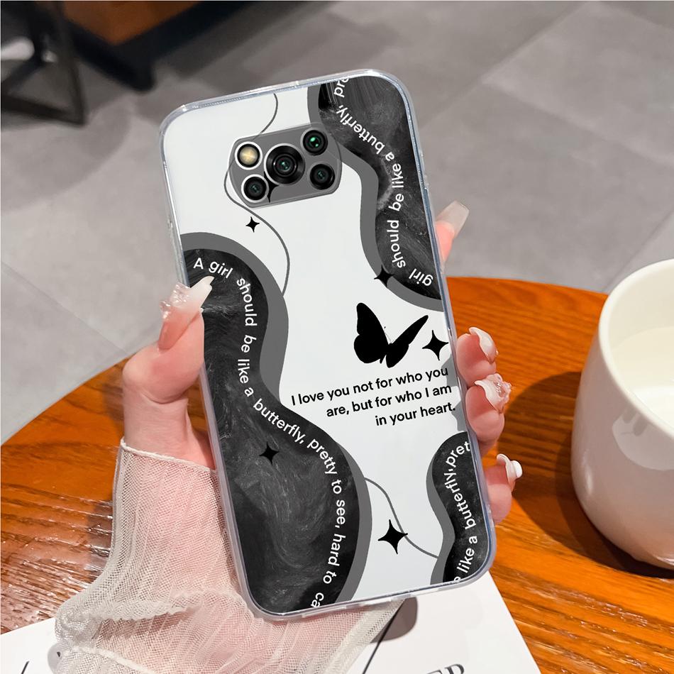 For Poco X3 Pro GT Case Creative Fun Soft TPU Silicone Clear Anti Choc Phone Back Cover For Poco X 3 Pro GT X3Pro X3GT NFC Funda