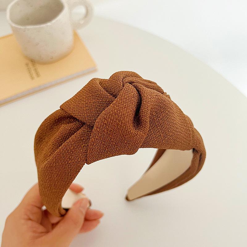 Women Girls Autumn Big  Knot Hairband Headband Adult Hair Accessories Hair Jewley