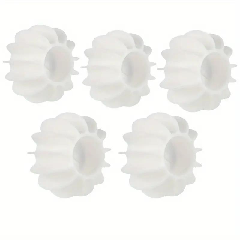 

5 laundry balls decontamination anti-entanglement drum washing machine special cleaning magic washing ball белый