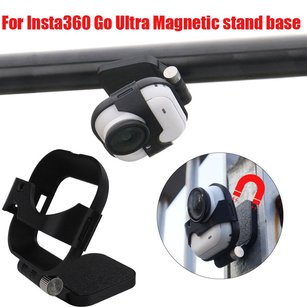 Strong Magnets Bracket For CQT For Insta360 Go Ultra Pocket Camera Magnetic Bracket Desktop Support Base Accessories