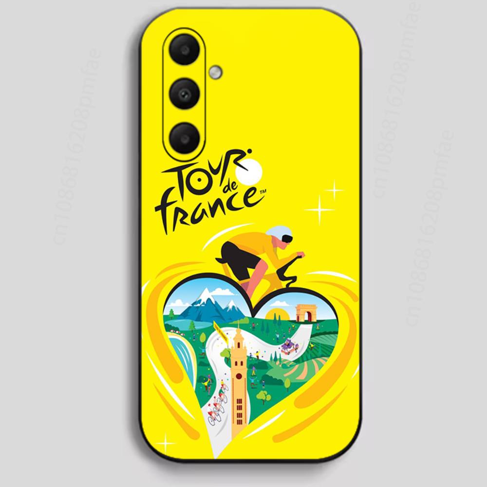 

Bike Tour de France Phone Case For Samsung Galaxy A13,21s,22,31,32,40,52,71,A91 Soft Black Shell Samsung A8