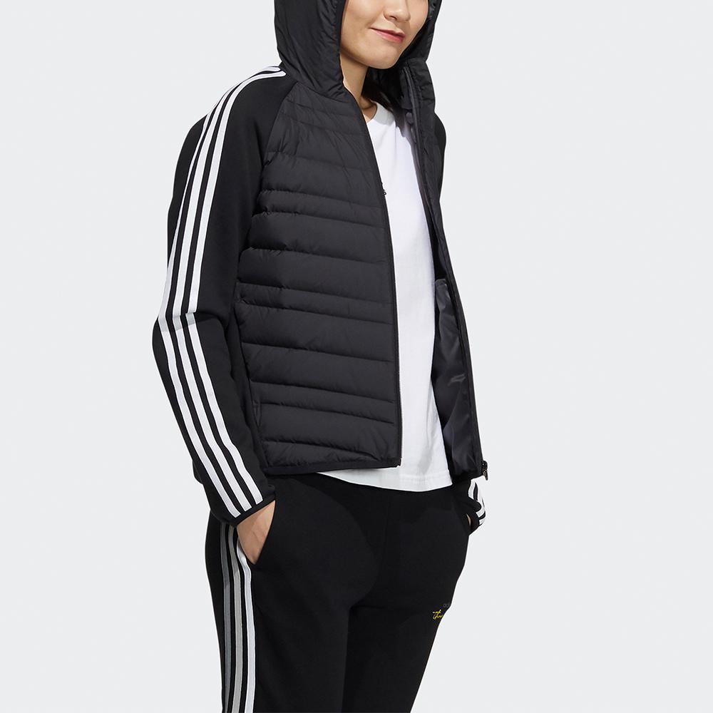 Adidas Neo Icon 3S Daily Down Casual Warm Hooded Down Jacket Women Outerwear Black H45296