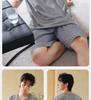 Xuan Liang Men's Sleepwear Summer Thin Style Cool Feeling Pure Cotton Short sleeved Shorts Casual Large Size Outerwear Home Clothing Set