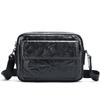 Crossbody Bag Men's Leather Casual Small Shoulder Korean Version Trendy High-end Feeling Top Layer Cowhide
