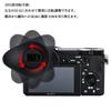 JJC Eye Cup Sony Eye Cup Kompatibilní s fotoaparátem Sony A6400 A6600 A6500 Ochrana hledáčku otočný o 360 stupňů Pohodlný Lehký Vyrobeno z