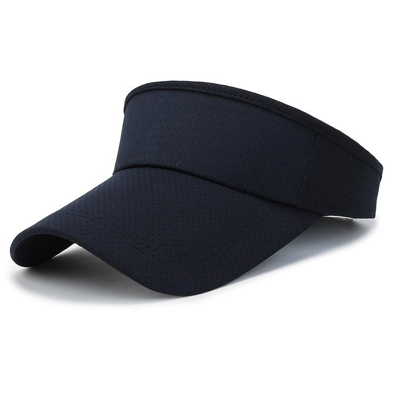 Light plate solid color empty top sun hat women's summer outdoor sports running quick-drying topless cap cap men