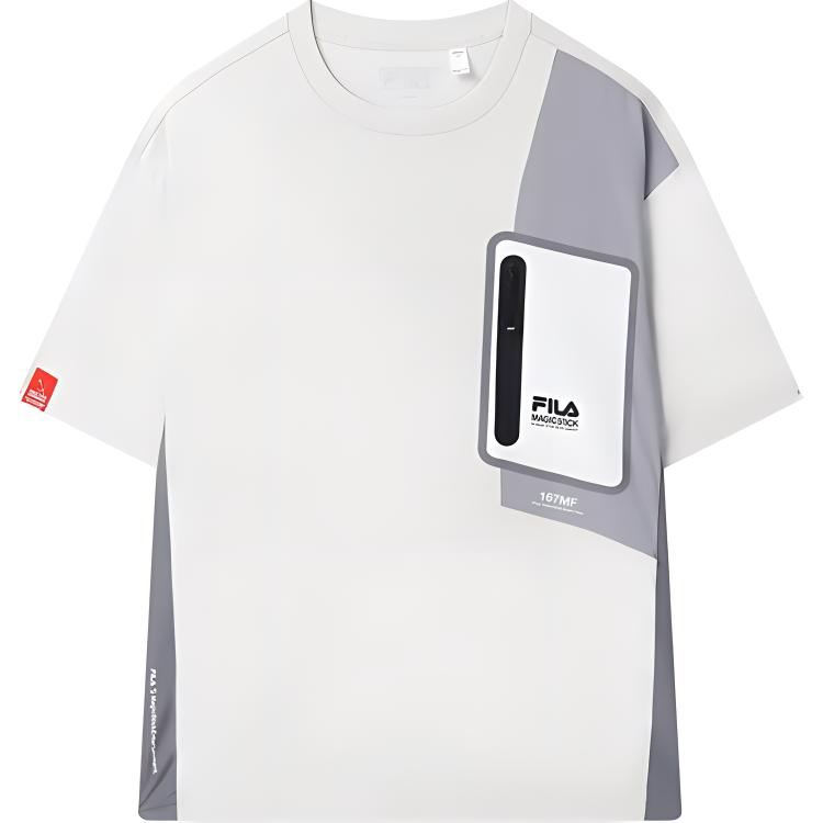 

New FILA T Shirt Men s Elegant Gray F11M329106FGY L