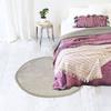 Extra-soft Ecru Round Rug Diam.70