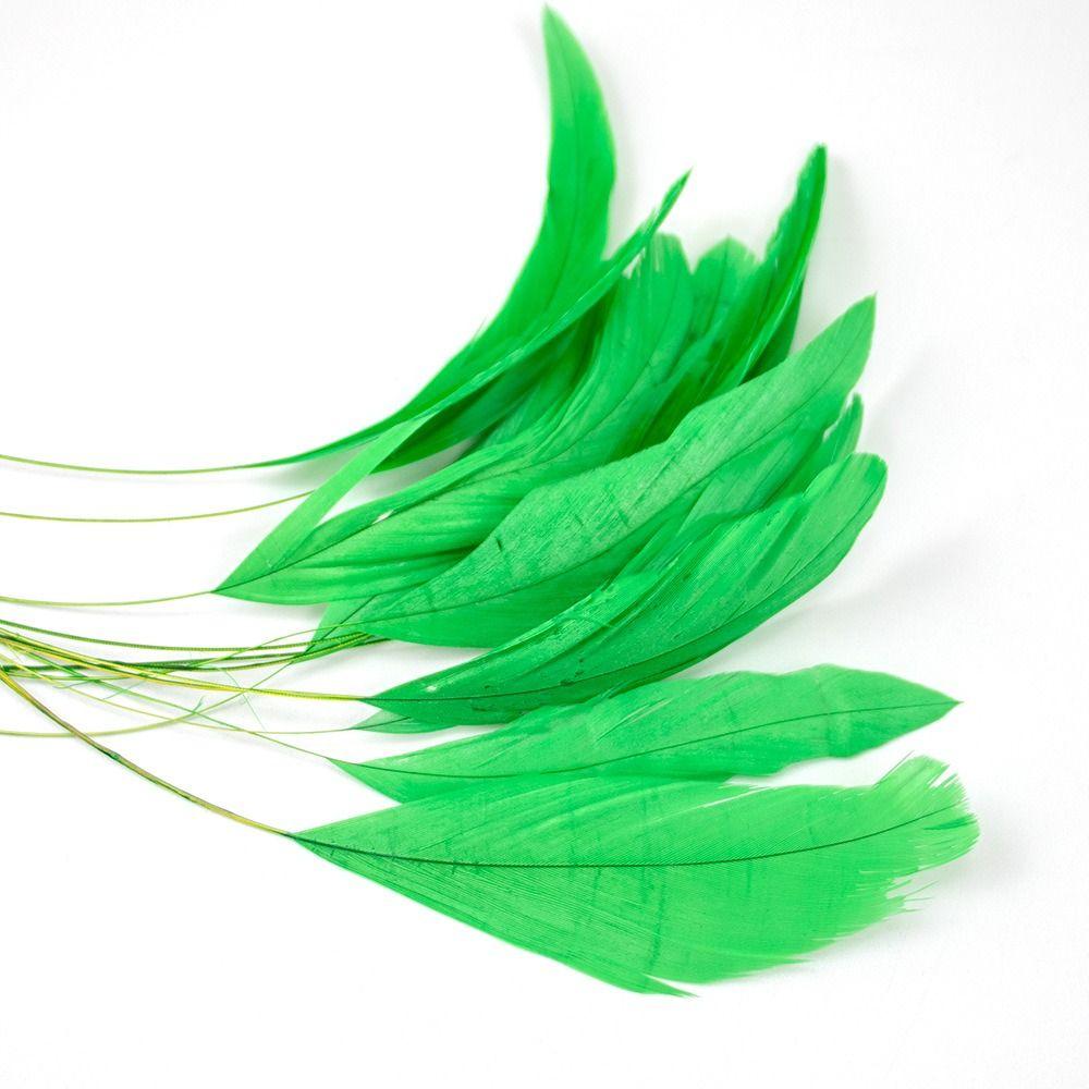 10Pcs Natural Feather Rooster Feather Multicolor Craft Feathers Wedding Decor