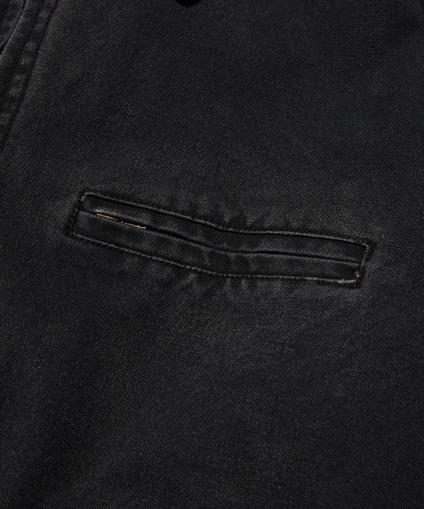 Suade Washed Work Jacket [Black]