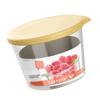 Round Glass Food Storage Container Soup Container Microwave Safe Meal Prep Container Glass Bowl