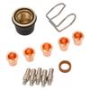 13Pcs Welding Torch Accessories Electrode Nozzle Tip Kit with Bracket for S45 Plasma Cutting