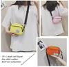 New Canvas Canvas Patchwork Crossbody Casual Mini Casual Shoulder Bag Simple Patchwork Shoulder Messenger Bag