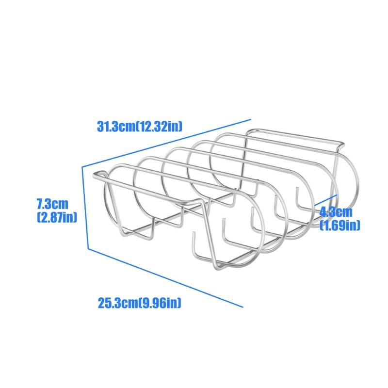 Stainless Steel Nonstick Grilling Grate For Steak Fish And Vegetables Rib Rack For Outdoor Camping And Backyard Cooking