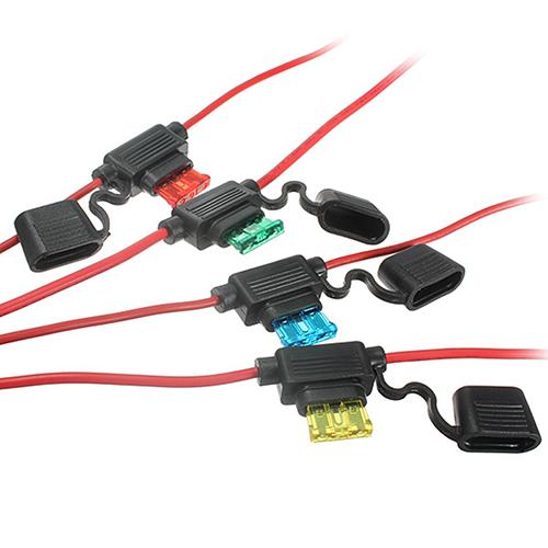 Auto Auto 10A 15A 20A 30A Mittelgroßer wasserdichter Standard-Blade-Sicherungshalter