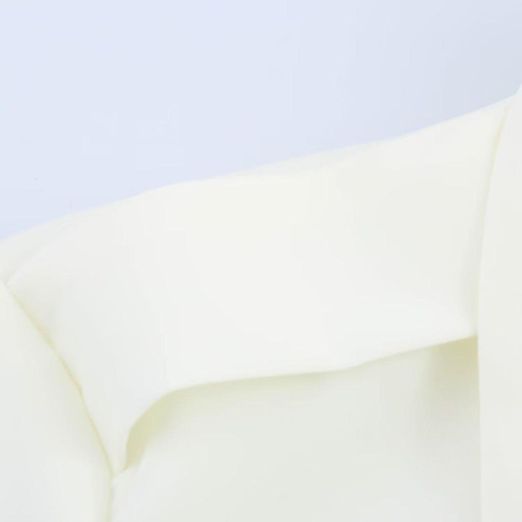 2025 Spring Women's European & American Style Belted Silk Satin Dress